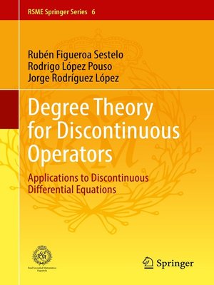 cover image of Degree Theory for Discontinuous Operators